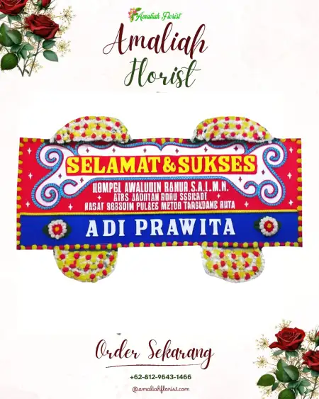 Papan Bunga Ucapan Selamat Perdopo